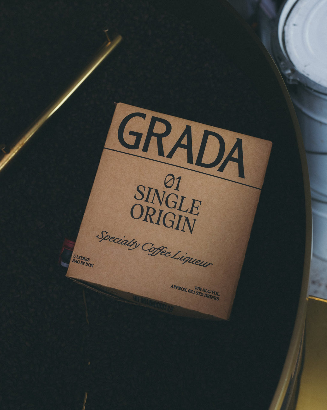 GRADA 5L Bag-in-Box — alternate angle, branded packaging for high-volume venues.