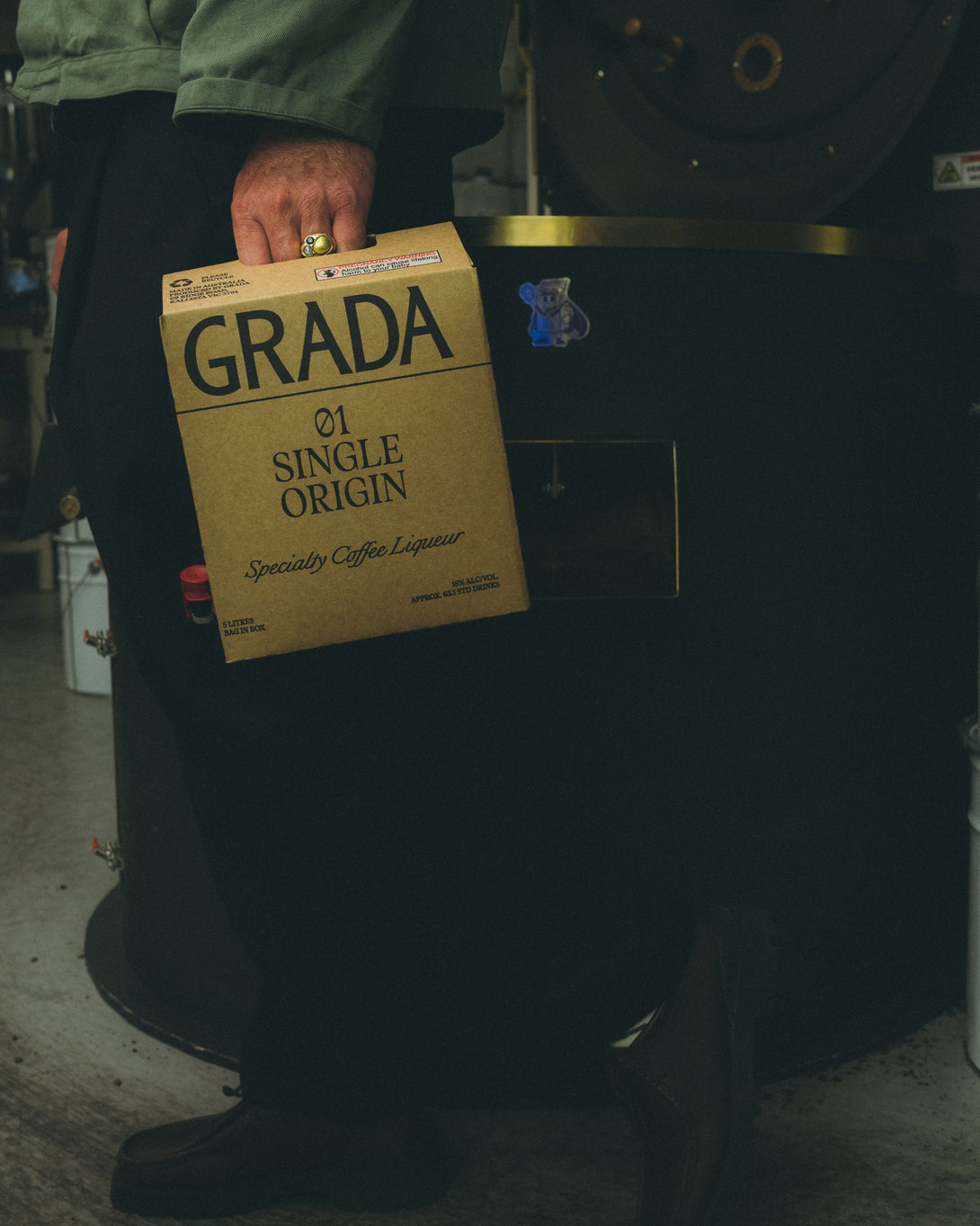 GRADA 5L Bag-in-Box — 01 Single Origin, ~50 single-ingredient espresso martinis at venue speed.