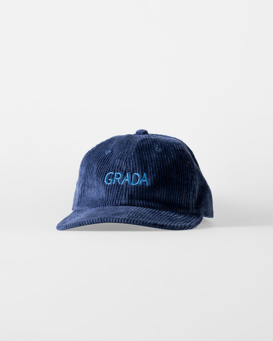 GRADA cord cap in Petrol Blue