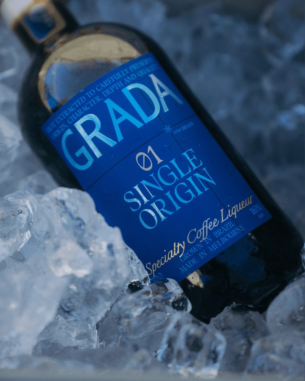 GRADA 01 Single Origin 700ml bottle — specialty coffee liqueur